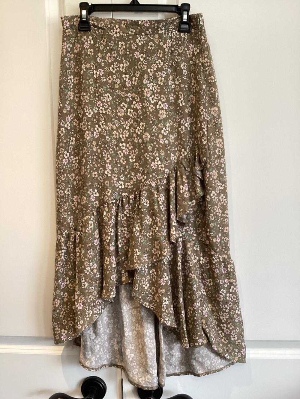 Ardene Floral Hi Low Skirt